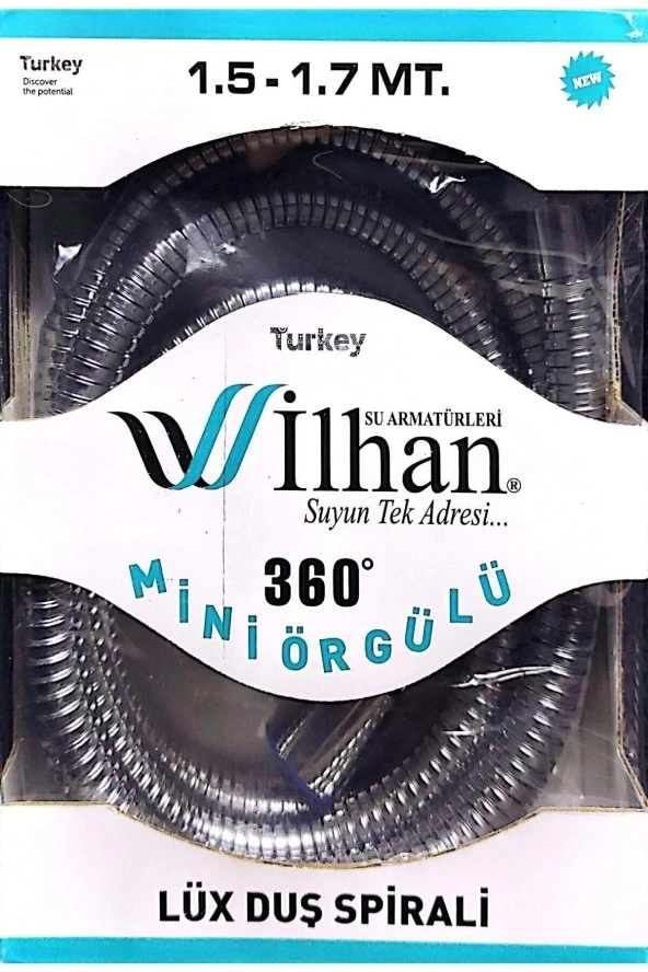 Örgülü Duş Hortumu 360 Derece Dönerli 1.5-1.7 Mt ürün görseli 1