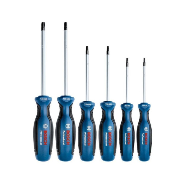 Bosch Profesyonel Torx Tornavida Seti 6 Parça - 1600A01V09 ürün görseli 1