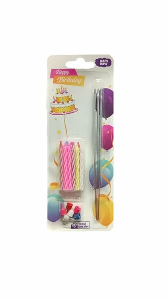 Pasta Mumu 5cm 10 Adet +Tel Maytap 4 Adet ürün görseli 1
