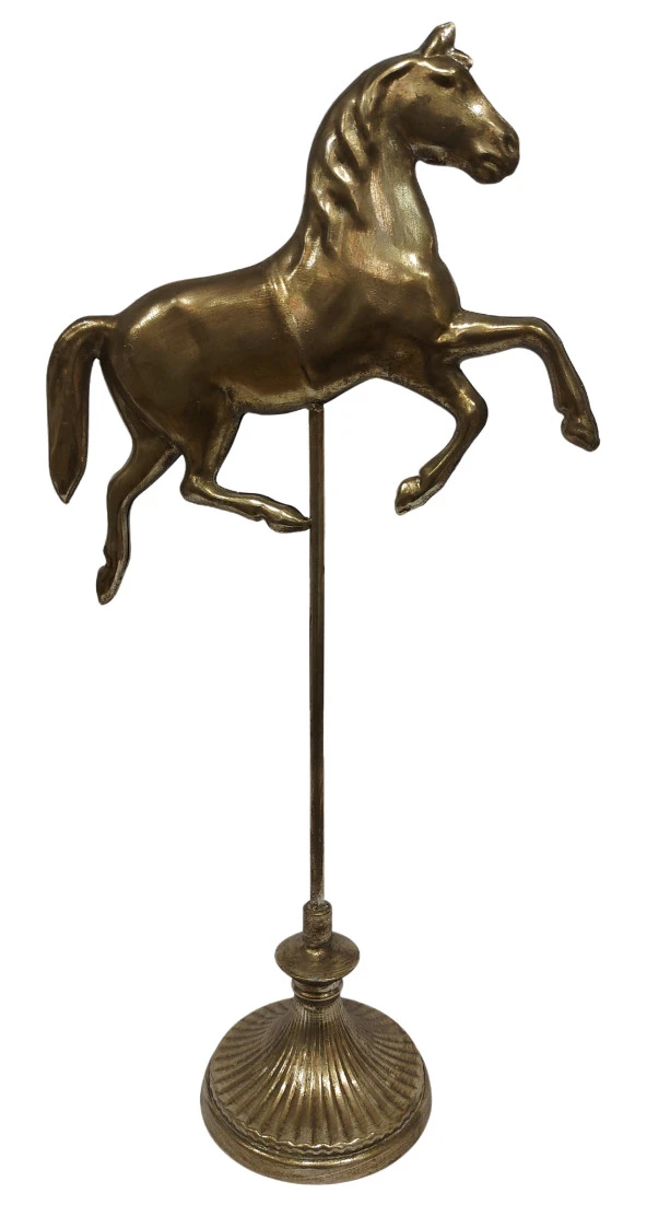 Biev Metal At Dekor Eskitme 36x17x72 cm ürün görseli 1