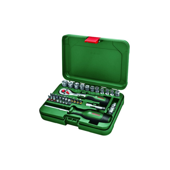 Bosch Cırcırlı Tornavida ve Lokma Takımı 34 Parça - 1600A02BY1 ürün görseli 1