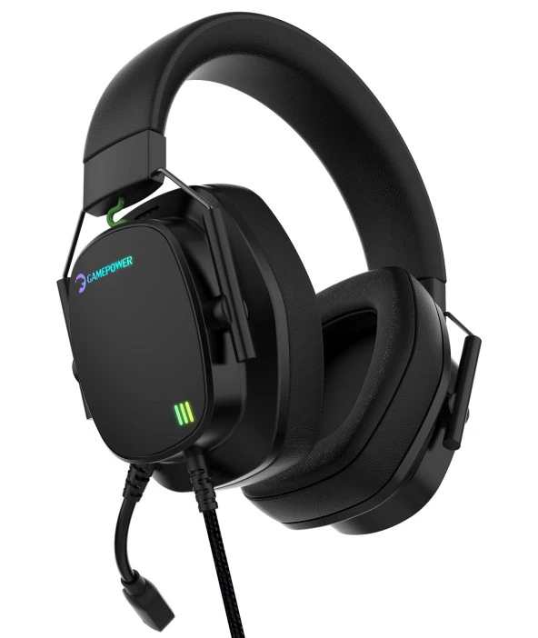 Gamepower Kai Titanium Siyah 7.1 Surround Hi-Fi Manyetik Pad Rgb Gaming Kulaklık ürün görseli 1