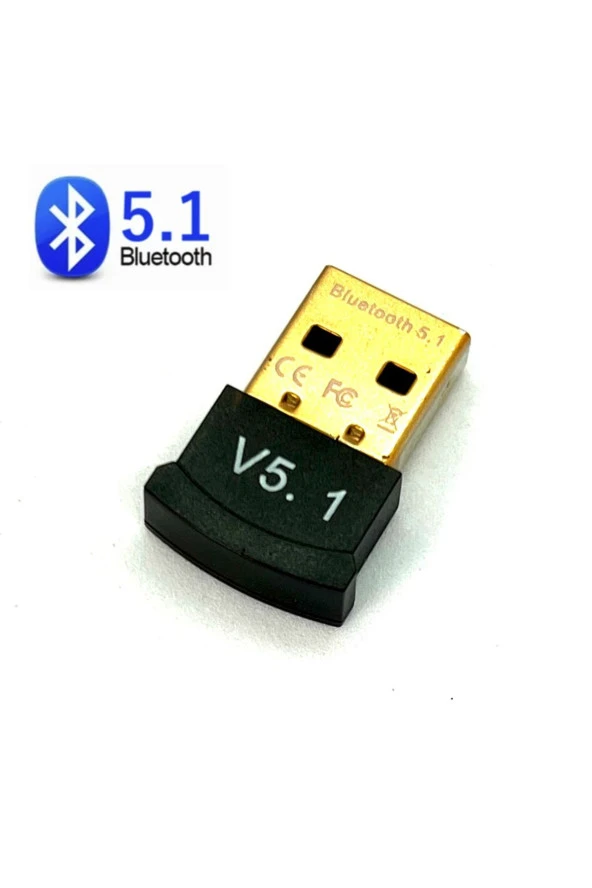 Bluetooth 5.1 Doungle V5.1 USB Bluetooth Adaptörü Alıcı Verici Mini Kablosuz Bluetooth Dongle ürün görseli 1