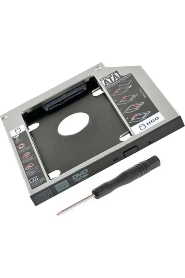Sata 12.7 Mm Ssd Harddisk Kutusu Kızak 12.7mm Caddy ürün görseli 1