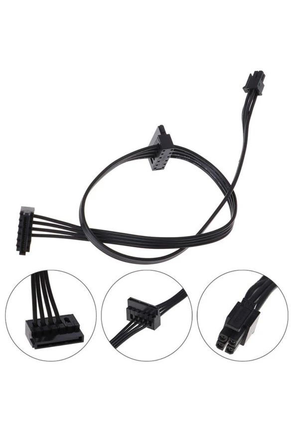 Mini 4 Pin Sata Kablo Mini 4 Pin 2x Sata Ssd Power Supply Anakart Hdd Güç Kablosu Lenovo ürün görseli 1