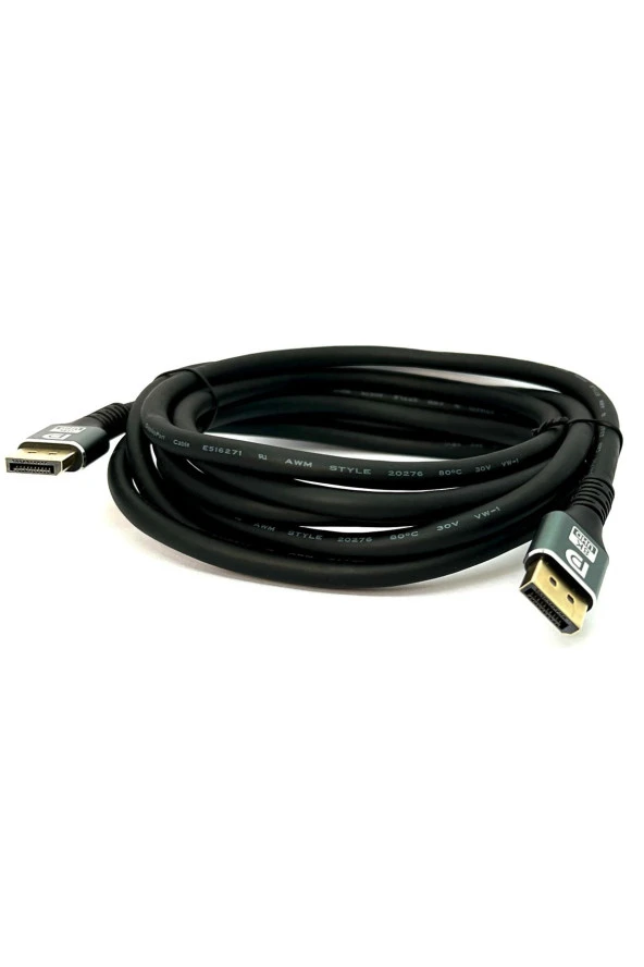 5 Metre 8k Displayport Kablo 1.4v 8k@60hz Display Port To Display Port Cable 4k144hz/2k165hz/ 240hz ürün görseli 1