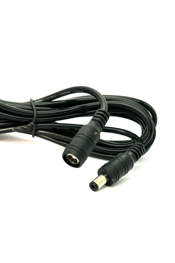 3 Metre DC Güç Uzatma Kablosu 5.5mm x 2.5mm DC Fiş Uzatma Kablosu 3M DC Uzatma 10m Dişi Erkek Uzatma ürün görseli 1