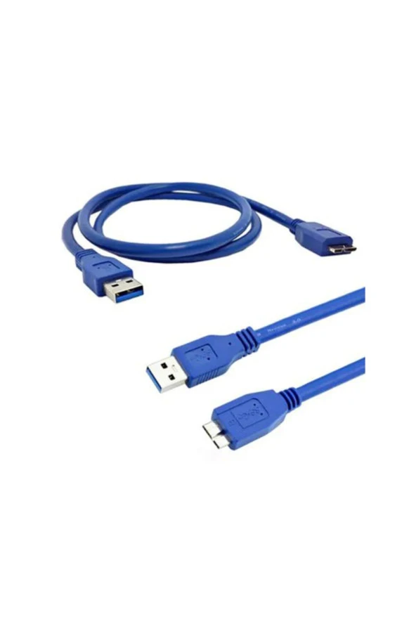 Usb 3.0 Taşınabilir Harddisk Micro B Harici Disk Kablosu 30 Cm ürün görseli 1