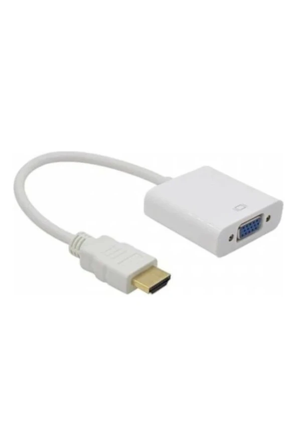 Hdmı To Vga Kablo Çevirici Dönüştürücü Hdmı Vga Dönüştürücü Hdmı In Vga Out ürün görseli 1