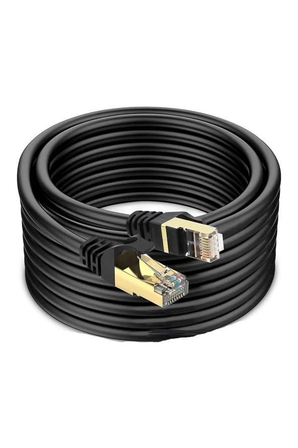 10 Metre Cat 7 Patch Kablo 10m Cat7 Ethernet Kablosu 10gbps Internet Kablosu Rj45 Network Cord Patch ürün görseli 1