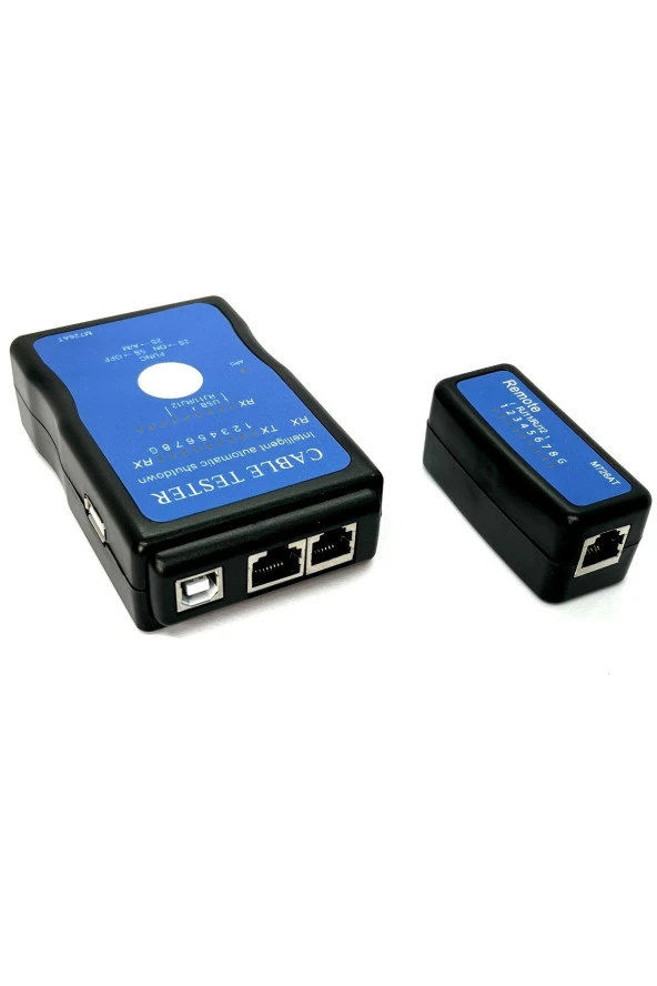 Test Cihazı Usb Rj45 Rj11 Lan Cat5 Cat6 Telefon Kablosu Test Cihazı Ağ Ölçüm Cihazı Kablo ürün görseli 1