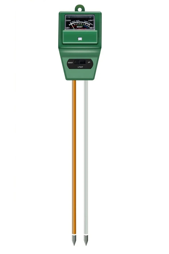 Higrometre 3in1 Toprak Nem Ph Metre Ölçer Işık Ölçer Hidroponik Analizörü Bahçe Dedektörü Bitki Prob ürün görseli 1