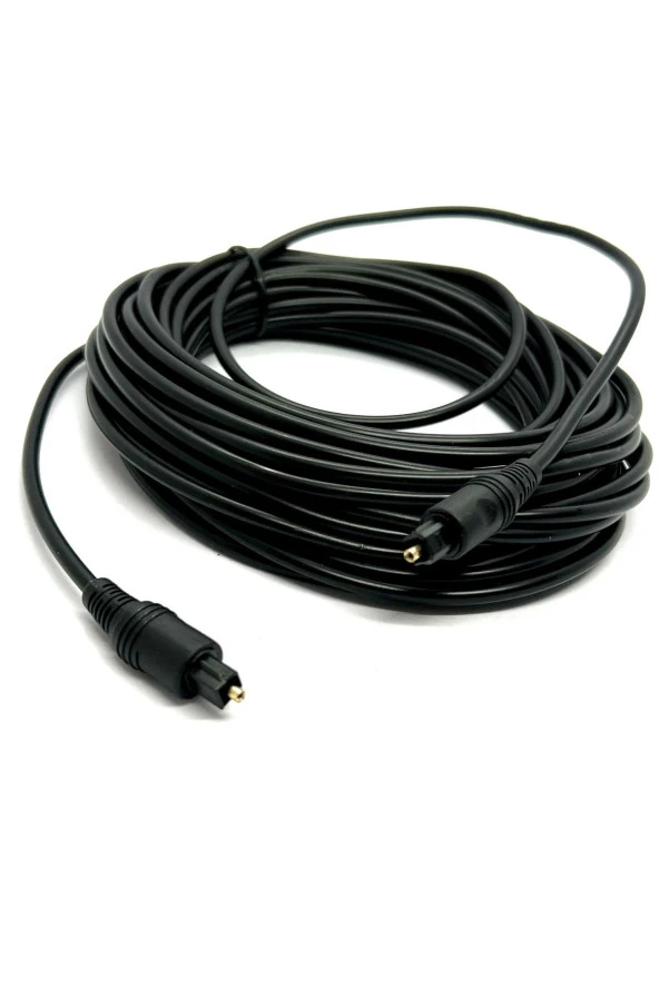 10 Metre Optik kablo 10m Dijital Optik Ses Kablosu Optik Fiber Toslink Kablo Erkek Erkek ürün görseli 1