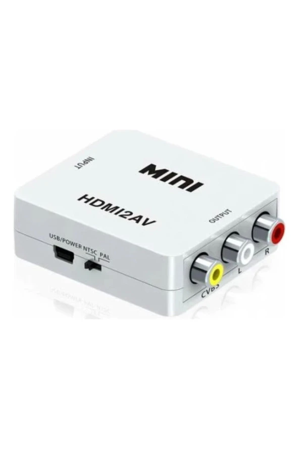 Hdmı To Rca Dönüştürücü Hdmı Tos Lale Hdmı2av Dijital Hdmı Rca - Av 720p / 1080 ürün görseli 1