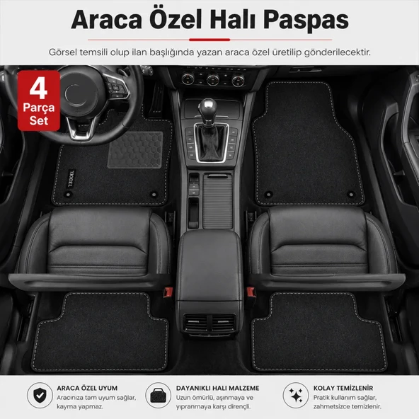 Opel Astra L 2022 Sonrası Halı Paspas - Resim 2