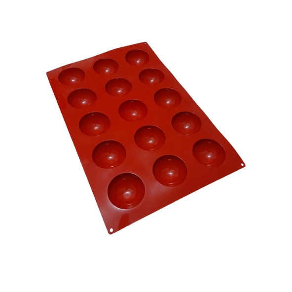 Küre Kek Kalıbı 8.5 CM - 2 ADET KREMA TORBASI HEDİYELİ - Resim 2