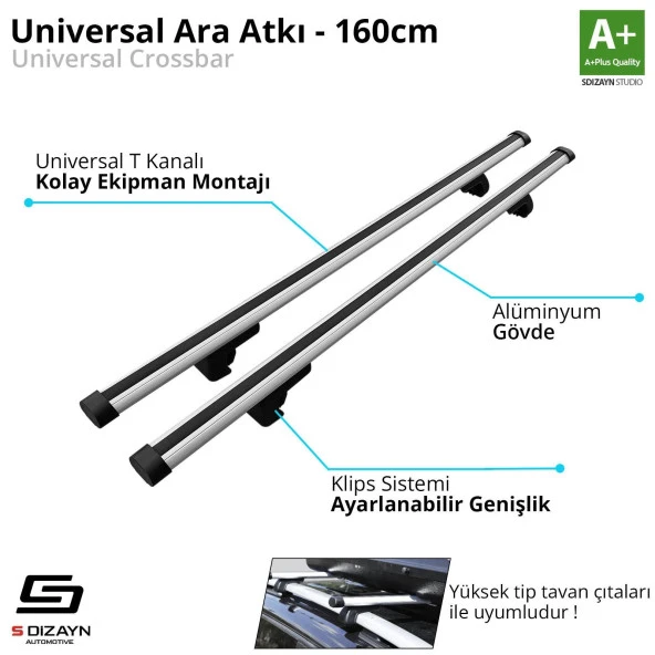 S-Dizayn Universal Standart Model Ara Atkı 160 Cm ürün görseli 1