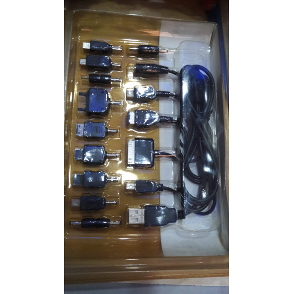 HADRON USB ÇOKLU ŞARJ BAĞLANTI SETİ (SAMSUNG--LG-1--SONY ERICSSON--NOKIA--MOTOROLA ürün görseli 1