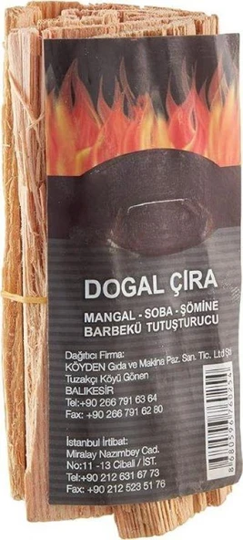Nettekaçmaz Mangal Şömine Çırası 1 Paket ürün görseli 1
