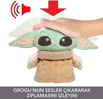 HPG48 | Star Wars Jumping Grogu Feature Plush - Resim 2