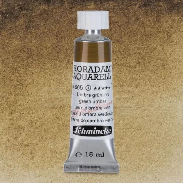 Schmincke Horadam Aquarell Tube 15ml Seri 1 Green Umber 665 ürün görseli 1