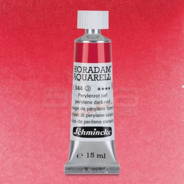 Schmincke Horadam Aquarell Tube 15ml Seri 3 Perylene Dark Red 344 ürün görseli 1