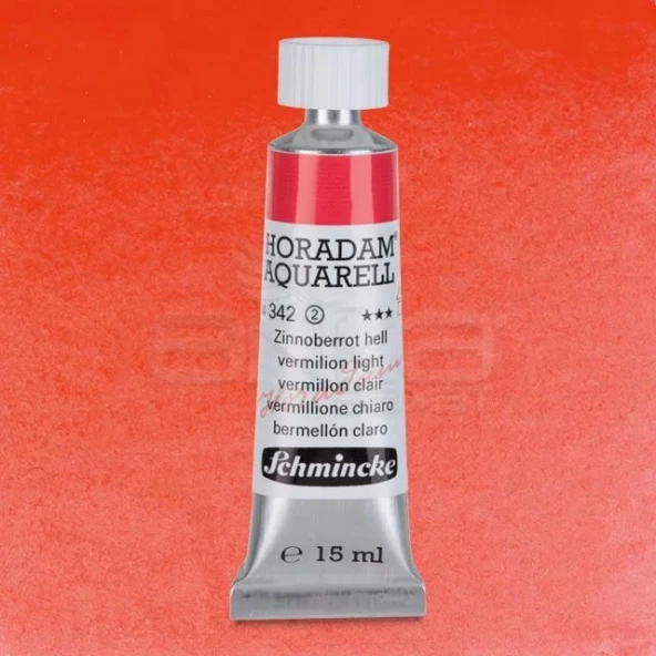 Schmincke Horadam Aquarell Tube 15ml Seri 2 Vermilion Light 342 ürün görseli 1