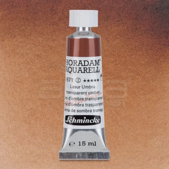 Schmincke Horadam Aquarell Tube 15ml Seri 2 Transparent Umber 671 ürün görseli 1