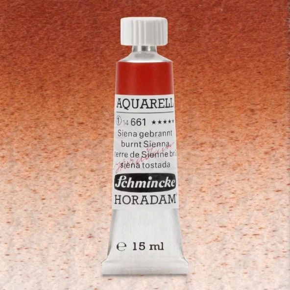 Schmincke Horadam Aquarell Tube 15ml Seri 1 Burnt Sienna 661 ürün görseli 1