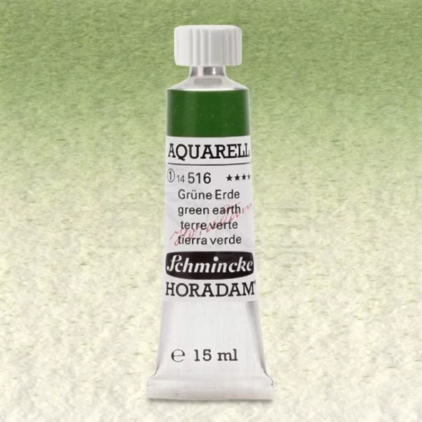 Schmincke Horadam Aquarell Tube 15ml Seri 1 Green Earth 516 ürün görseli 1
