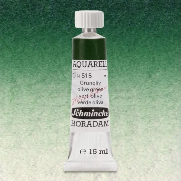 Schmincke Horadam Aquarell Tube 15ml Seri 1 Green Olive 515 ürün görseli 1