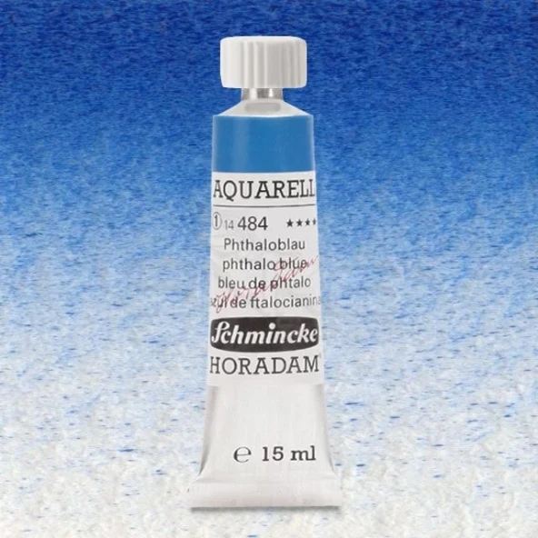 Schmincke Horadam Aquarell Tube 15ml Seri 1 Phthalo Blue 484 ürün görseli 1