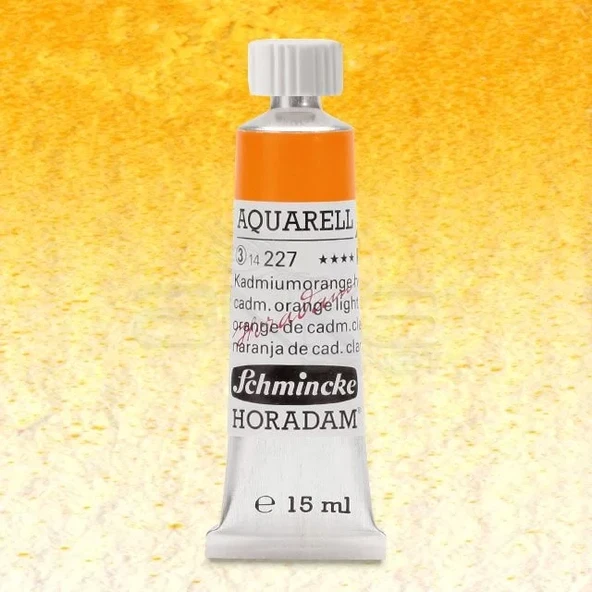 Schmincke Horadam Aquarell Tube 15ml Seri 3 Cadmium Orange Light 227 ürün görseli 1