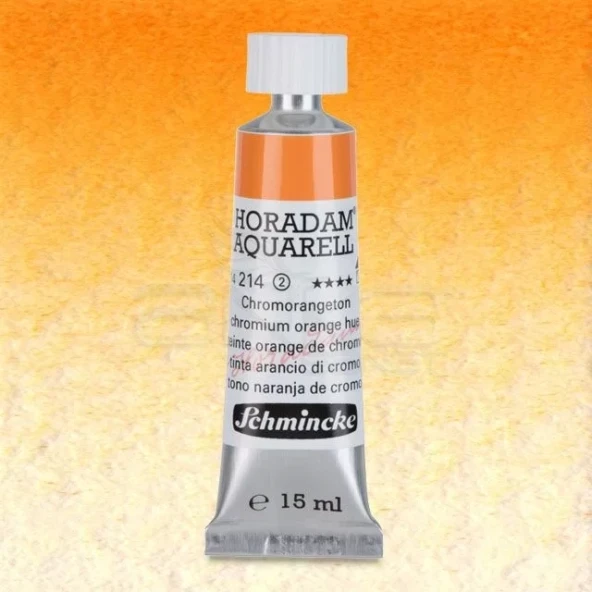 Schmincke Horadam Aquarell Tube 15ml Seri 2 Chrome Orange 214 ürün görseli 1