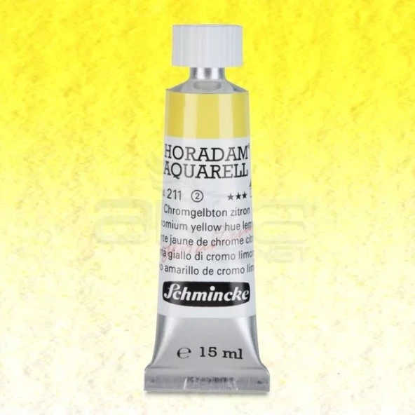 Schmincke Horadam Aquarell Tube 15ml Seri 2 Chrome Yellow Lemon 211 ürün görseli 1