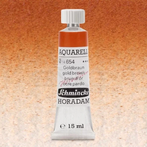 Schmincke Horadam Aquarell Tube 15ml Seri 2 Gold Brown 654 ürün görseli 1