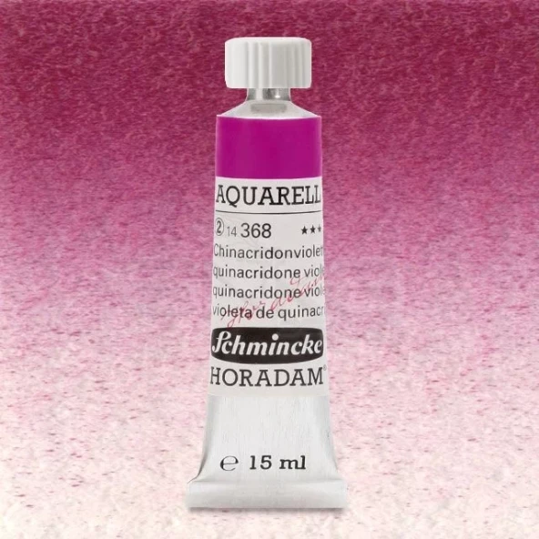 Schmincke Horadam Aquarell Tube 15ml Seri 2 Quinacridone Violet 368 ürün görseli 1