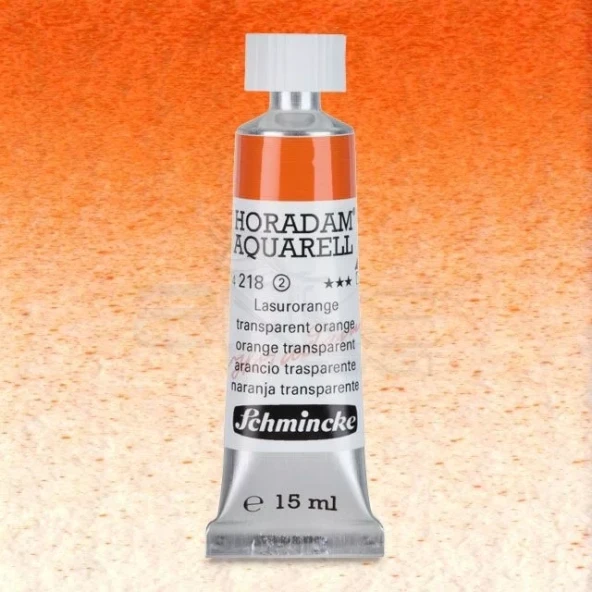 Schmincke Horadam Aquarell Tube 15ml Seri 2 Translucent Orange 218 ürün görseli 1