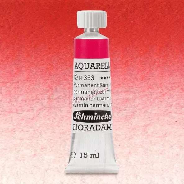 Schmincke Horadam Aquarell Tube 15ml Seri 3 Permanent Carmine 353 ürün görseli 1