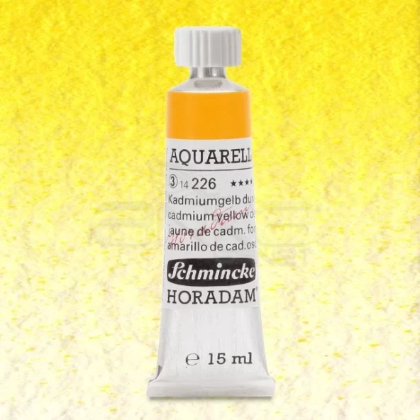 Schmincke Horadam Aquarell Tube 15ml Seri 3 Cadmium Yellow Deep 226 ürün görseli 1
