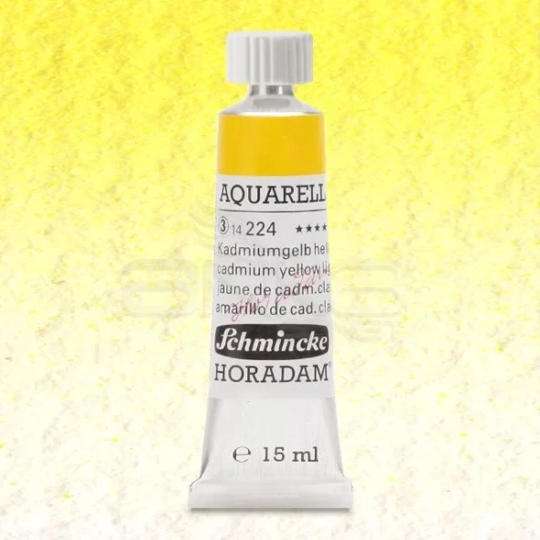 Schmincke Horadam Aquarell Tube 15ml Seri 3 Cadmium Yellow Light 224 ürün görseli 1