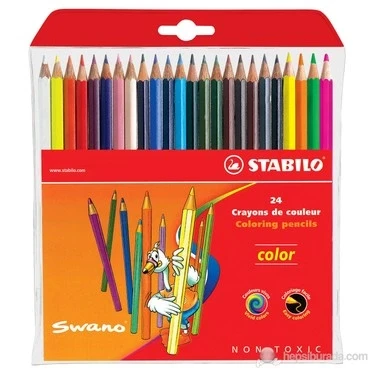 STABİLO 1224-77 COLOR KURU BOYA 24 RENK ürün görseli 1