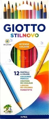 GİOTTO 256500TR STİLNOVO KURU BOYA 12 RENK KARTON KUTU ürün görseli 1