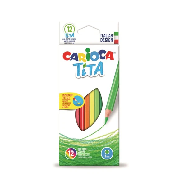 Carioca Tita Kuru Boya Kalemi 12 Renk 42793 ürün görseli 1