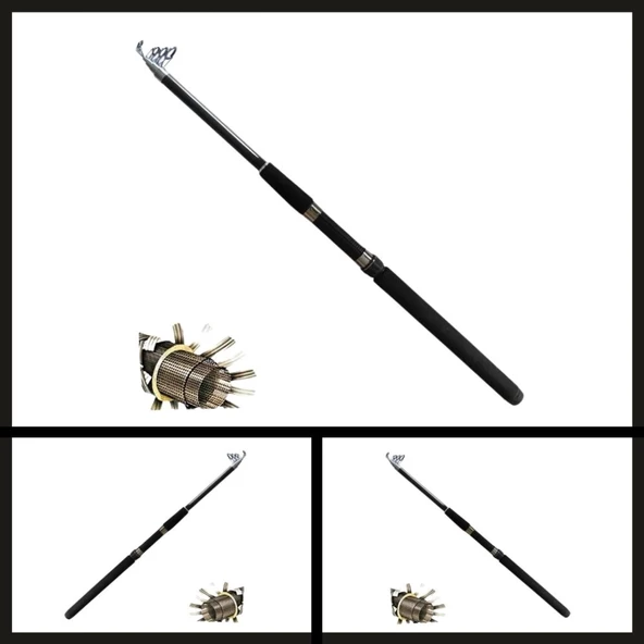 Uyguna-Yakala 2.70 Mt (5-25 Atar) Teleskopik Carbon Kamış-KMŞ.458 ürün görseli 1