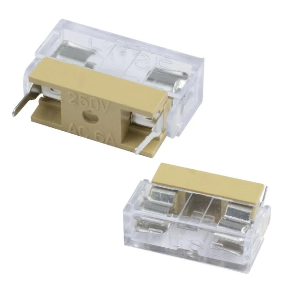 Ayt Diktörtgen Tip 5x20 Pcb Sigorta Yuvası Dikdörtgen Tip ürün görseli 1