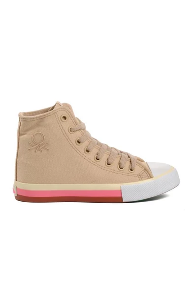 BENETTON BN-30189 SNEAKERS GENÇ KIZ YAZLIK KETEN BOT ürün görseli 1