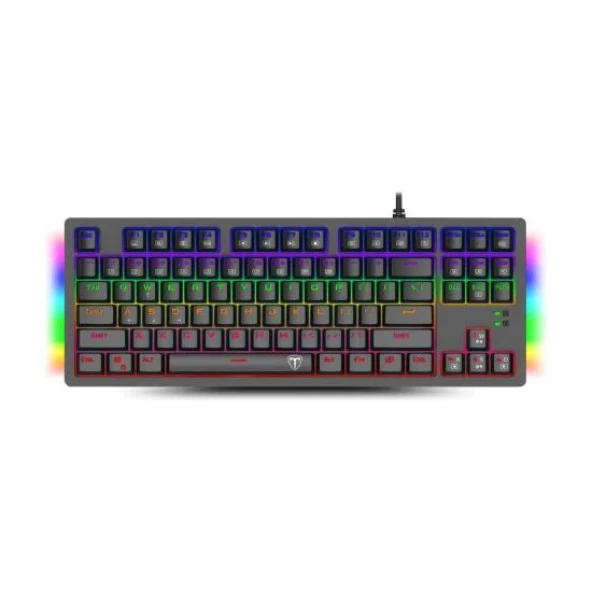 T-DAGGER BALI, T-TGK311, USB Kablolu, Türkçe Q,  Rainbow RGB, Mechanical, Blue Switch, Gaming Klavye Powered By REDRAGON ürün görseli 1