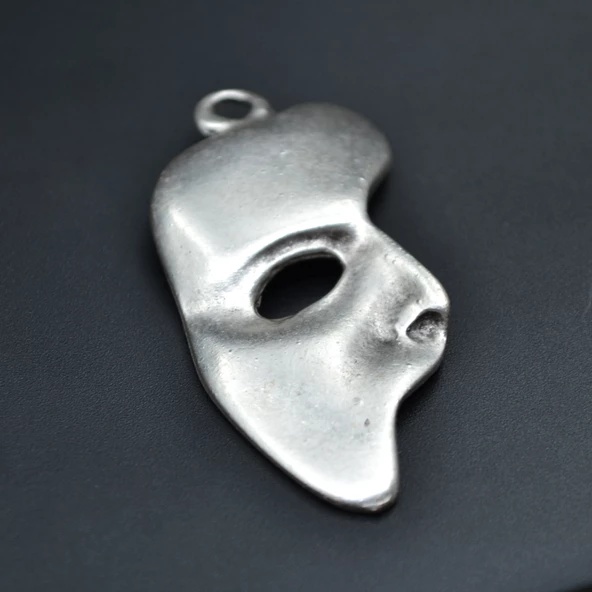 The Phantom Of The Opera - Maske Kolye Ucu - Antik Gümüş Kaplama - Kod:29 ürün görseli 1