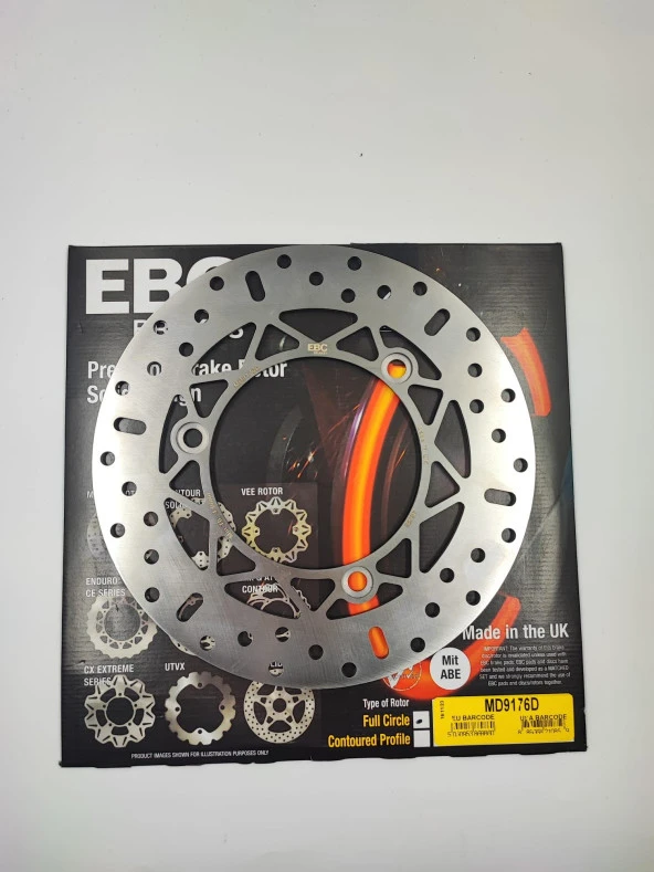 Ebc Md9176 2014-2023 Suzuki Burgman UH 200 Uyumlu Arka Fren Diski ürün görseli 1